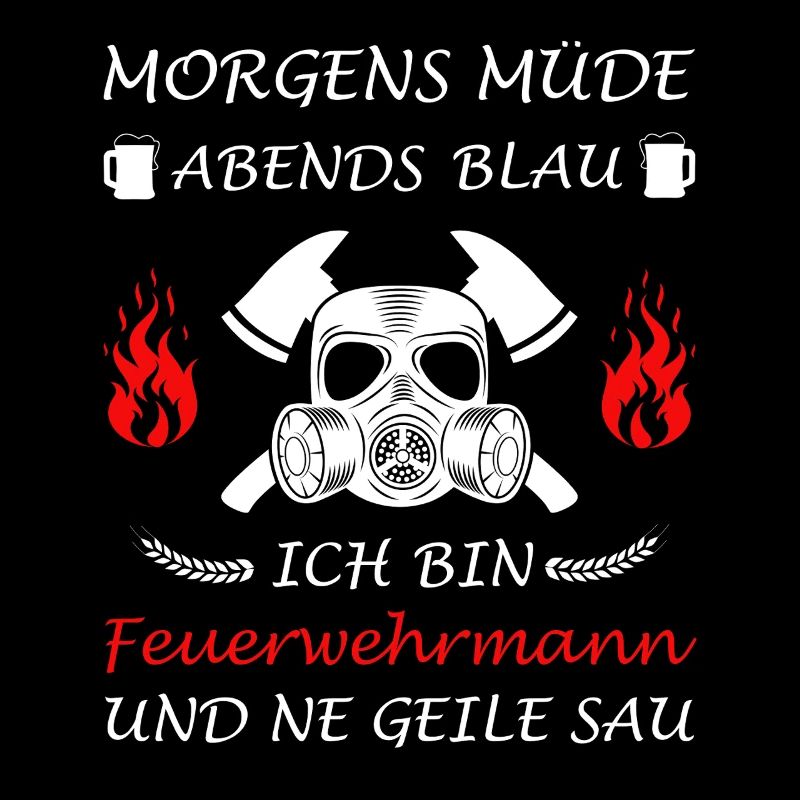 Firefighter Fire Brigade Comrade Ffw Funny