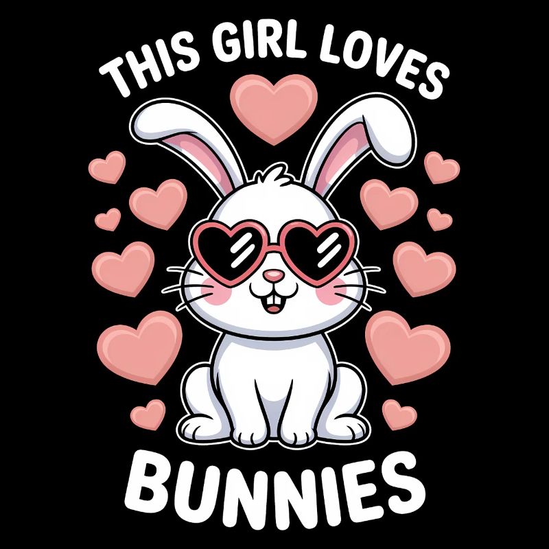 Hasen Spruch Mädchen Kaninchen Fun Hasen Geschenk