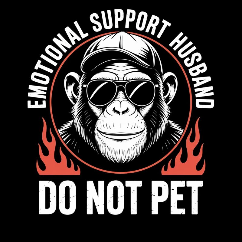 Emotional Support Monkey Do Not Pet
