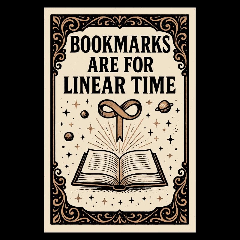 Linear Time Bookmarks | Sci-Fi Book