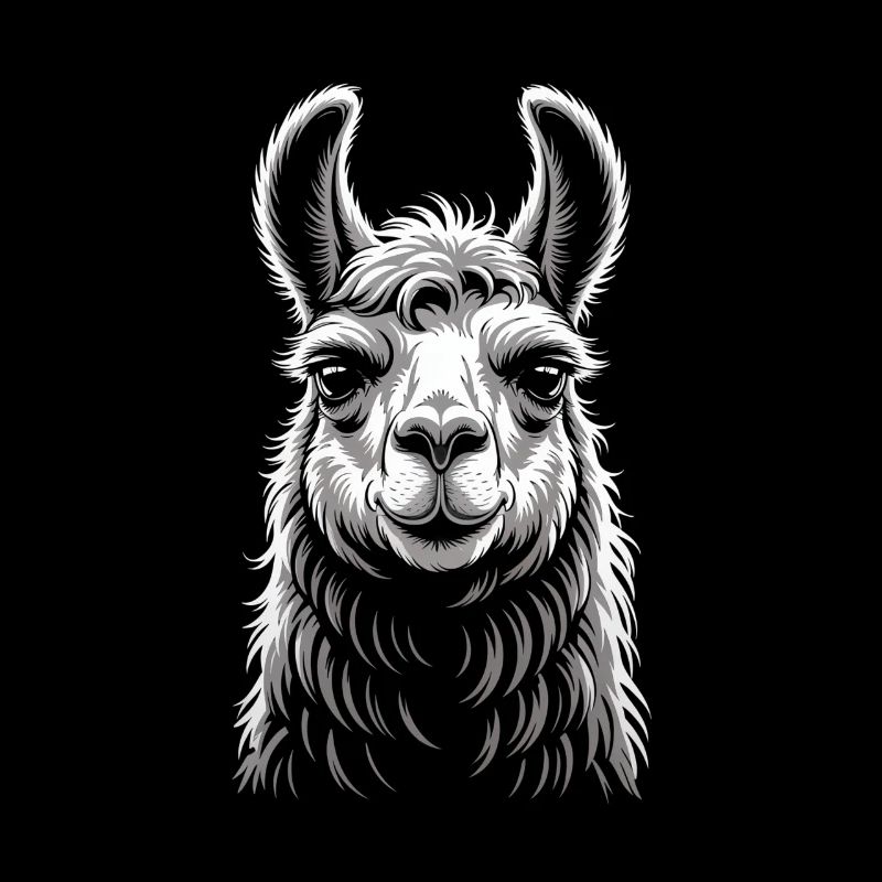 Portrait de lama
