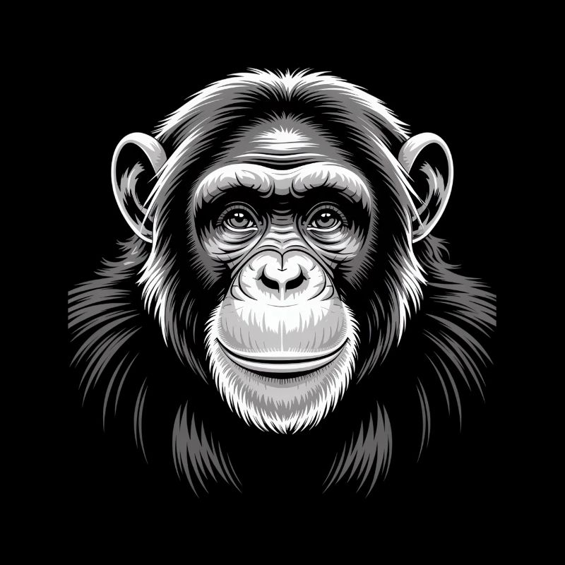 Affe Schimpanse