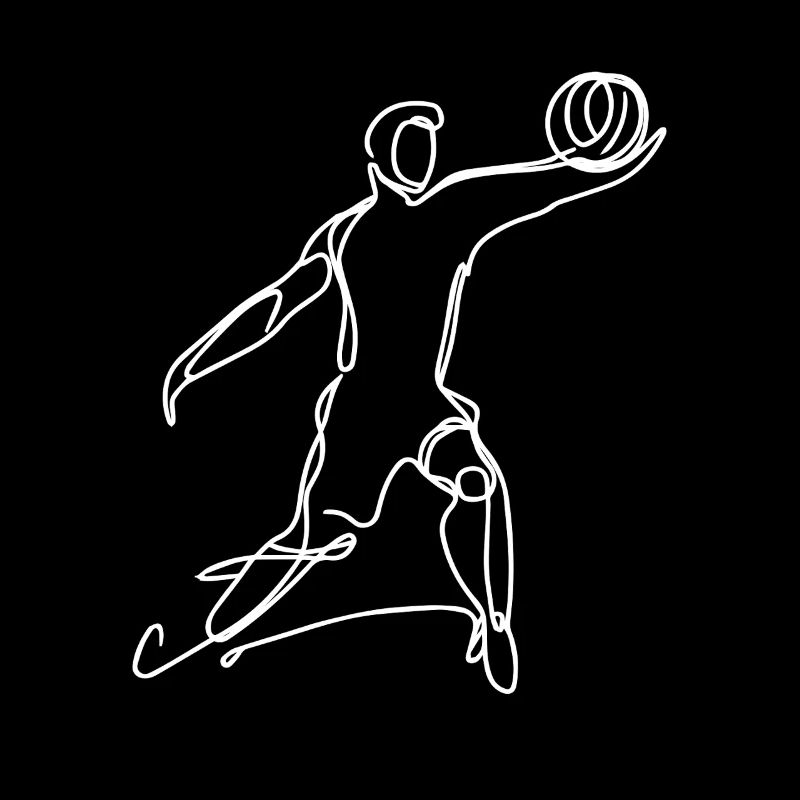 Volleyball Player Sketch