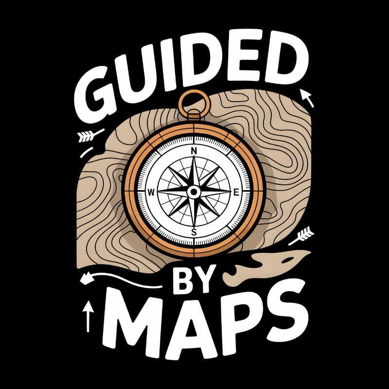 Guided By Maps Topographic Map