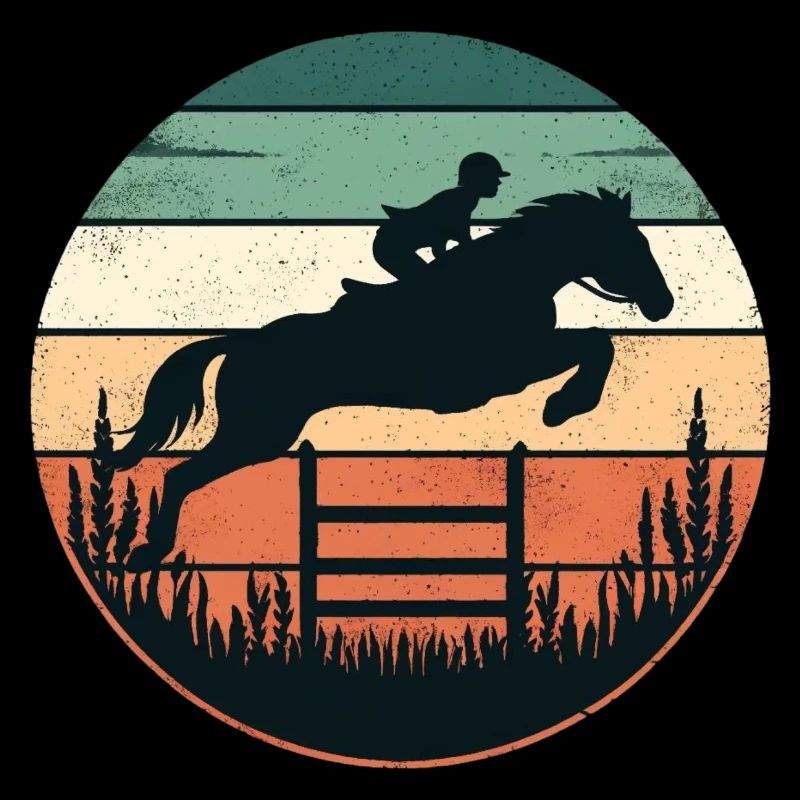 Cavalier d’équitation Cheval