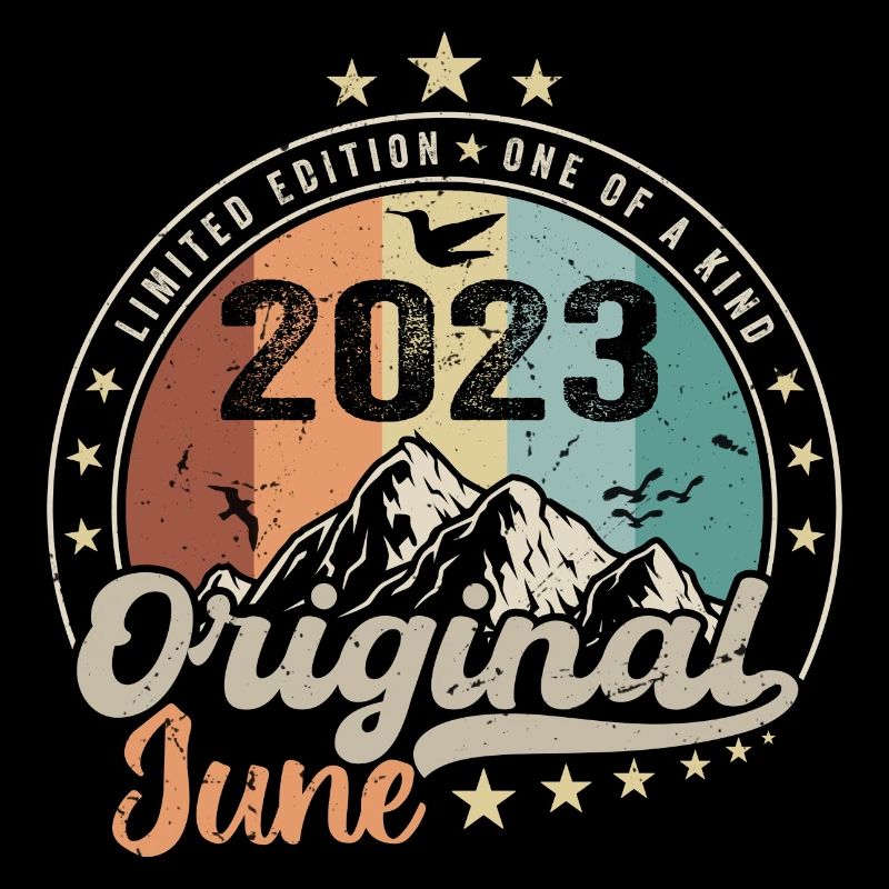 Juni 2023 Retro Vintage Geburtstagsgeschenk 2023