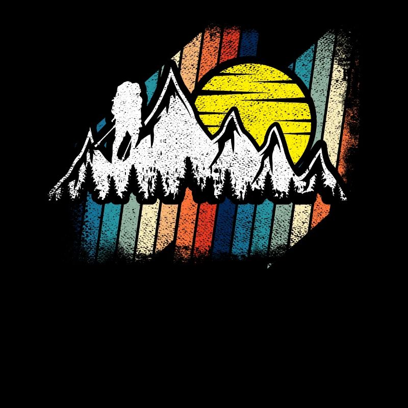 Berge mit Sonne
