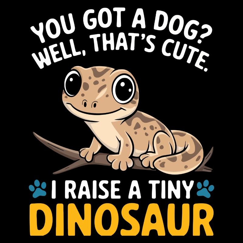 Funny Tiny Dinosaur Lizard