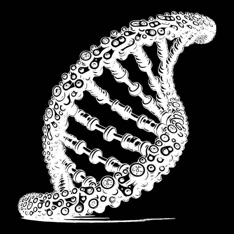 DNA Technique Chain Twisted Chain Links