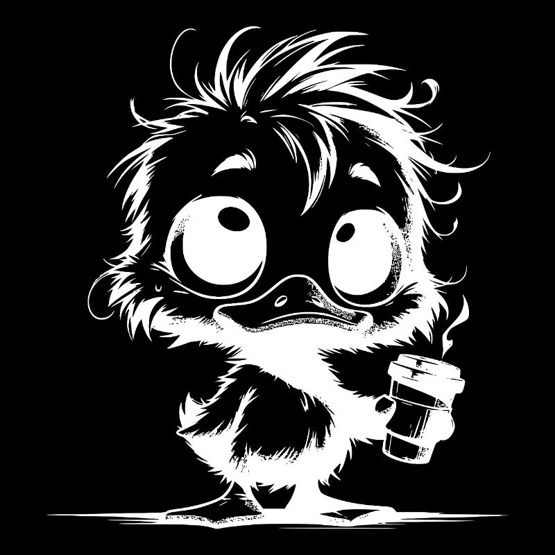 Duck on caffeine present when the cup is empty