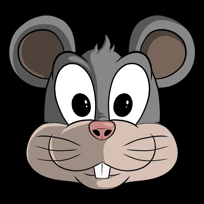 Souris de dessin animé mignonne