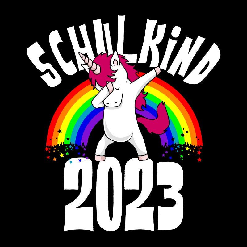 Schulkind Einhorn Erster Schultag Einschulung Kind
