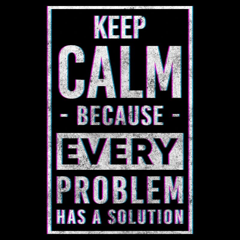 Problem? Nicht mein Problem Schwarzer Humor Egal