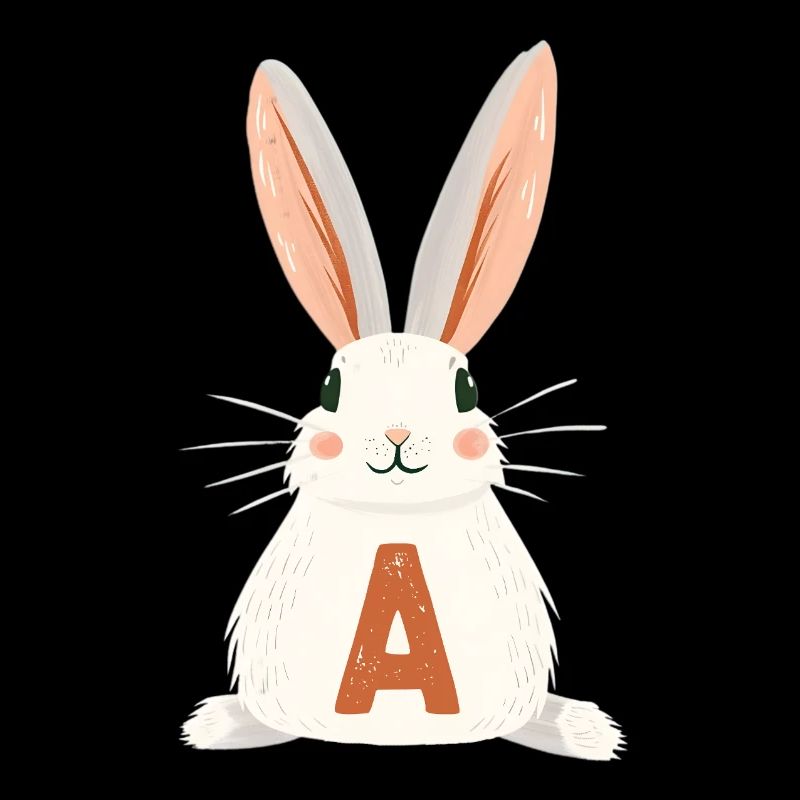 A -Letter - Bunny - Personalizable