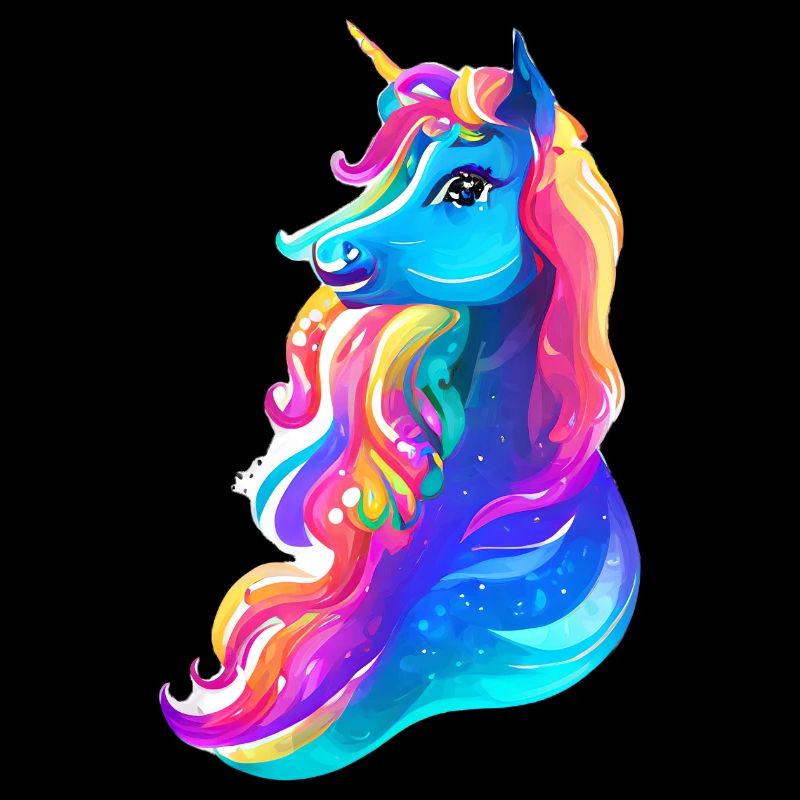 Unicorn Mädchen Einhorn Fabeltier Einhörner