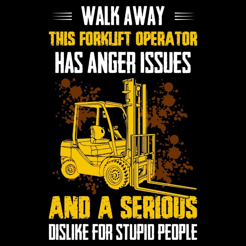Walk Away This Forklift Operator Has Anger Issues