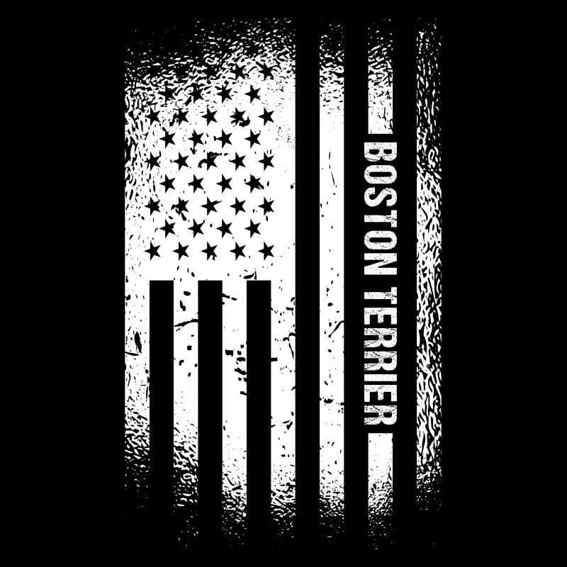 Boston Terrier Us Flag