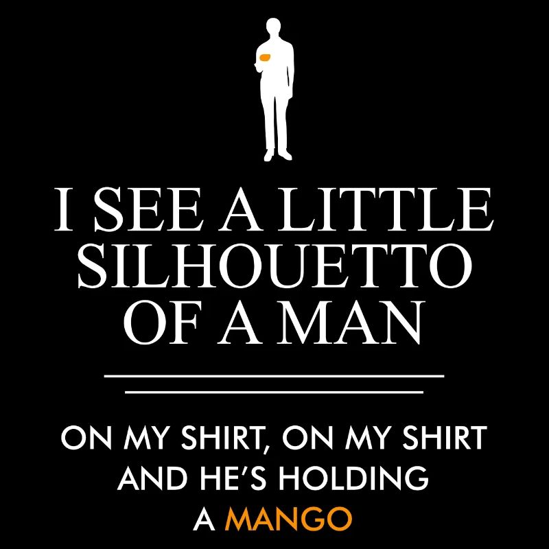 Silhouette Mango Zitat
