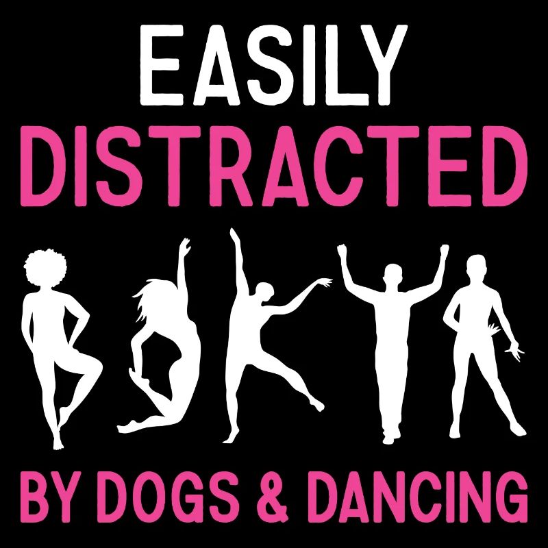 Danseur Facilement Distrait Par Les Chiens Et La Danse