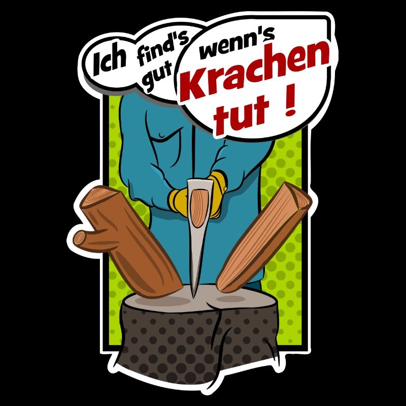 Holz hacken Axt Geschenk Idee