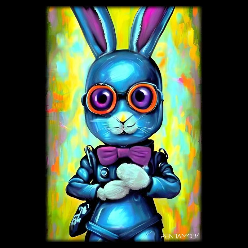 Easter Easter Cyber Future Sci-Fi Animal