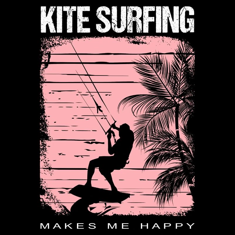 Surfing Windsurfing Kitesurfing makes me happy