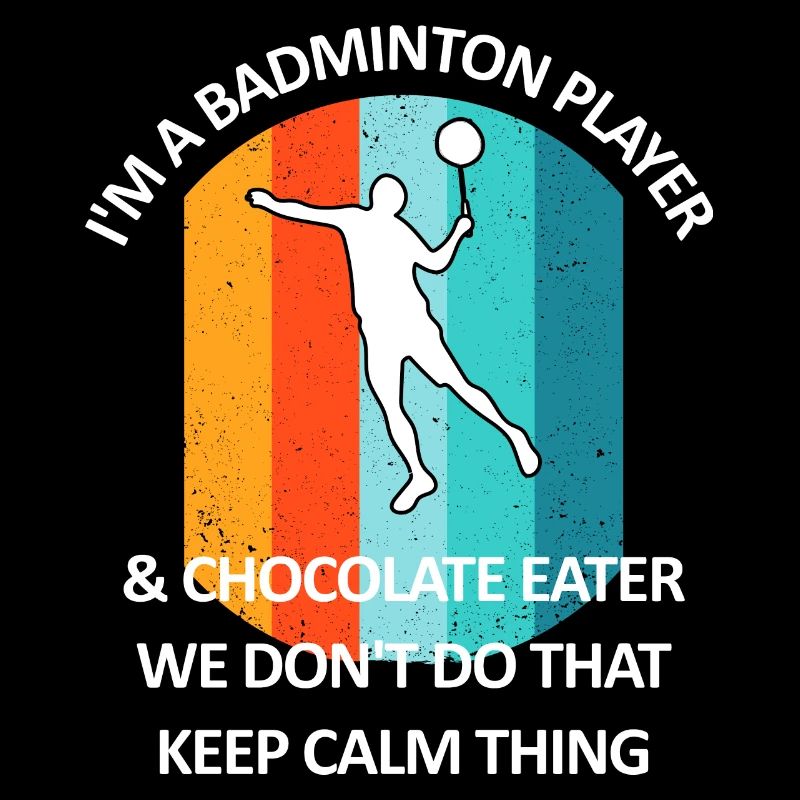 Badminton Badminton Badminton Player Chocolat
