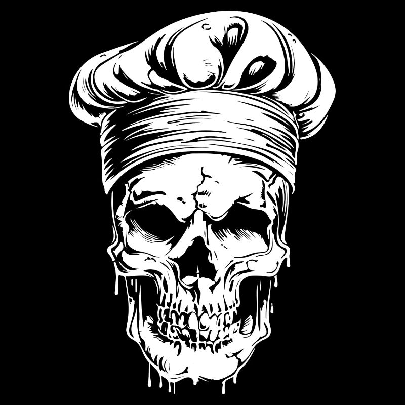 Koch Skull Chef