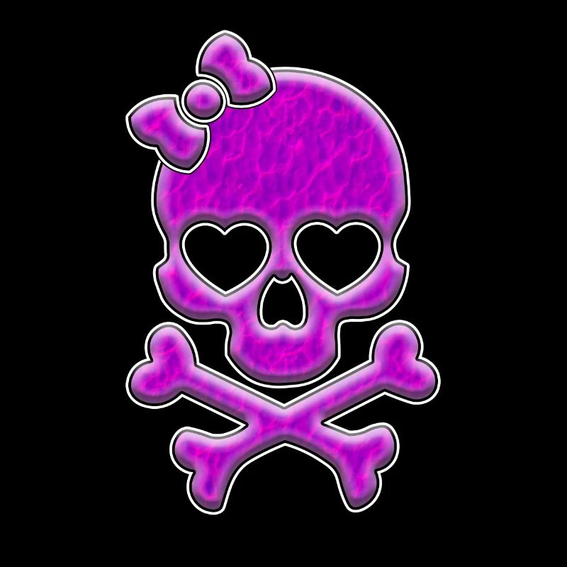 Pink Lady Skull | Schädel Totenkopf