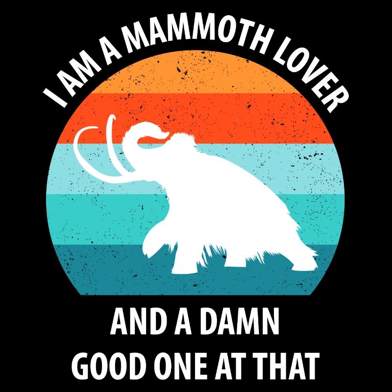 Lustiges Mammut Steinzeit Eiszeit Design Urzeit