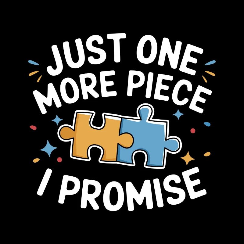 Nur noch ein Teil, ich verspreche ein lustiges Puzzle