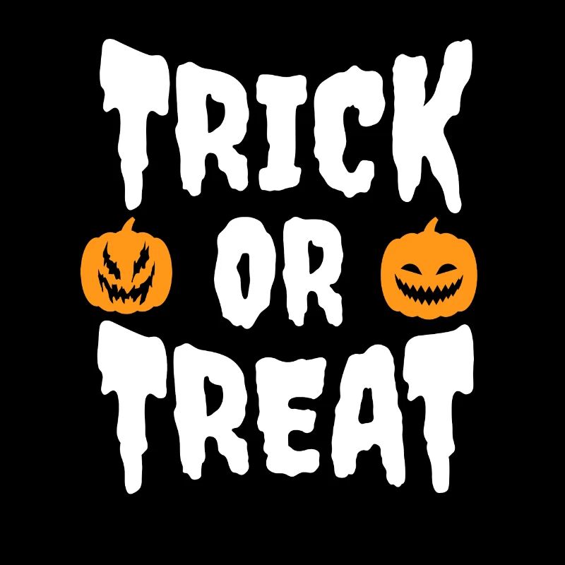 Trick or Treat Halloween Süßes oder Saures