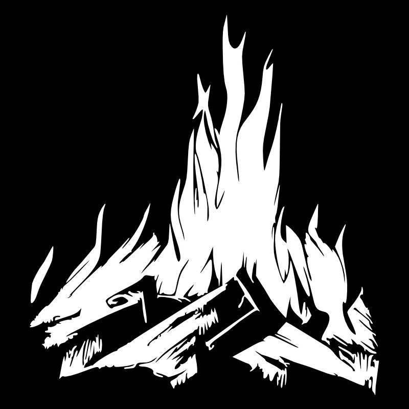 Campfire Camping Nature Forest Fire Vector 2