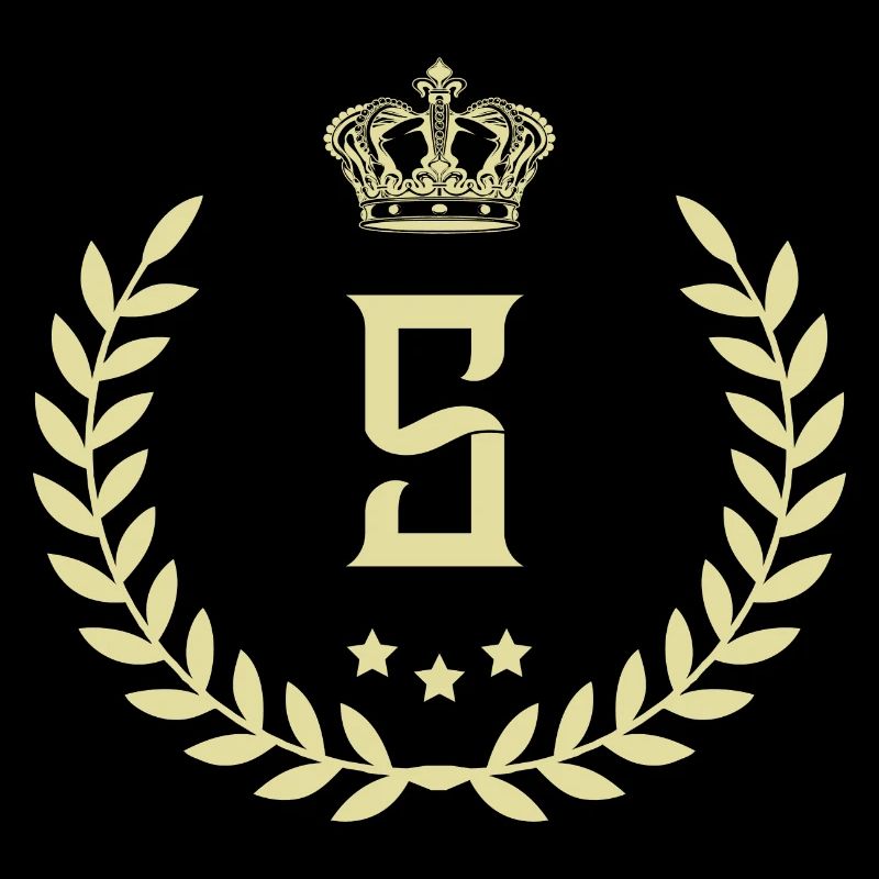 S Buchstabe Kranz