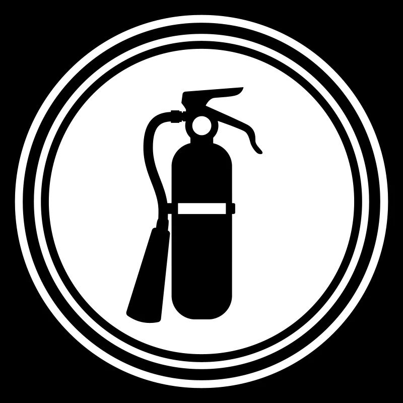 Fire extinguisher symbol