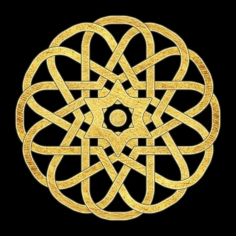 Simbolo Geometria Sacra Abbondanza Ricchezza Salute