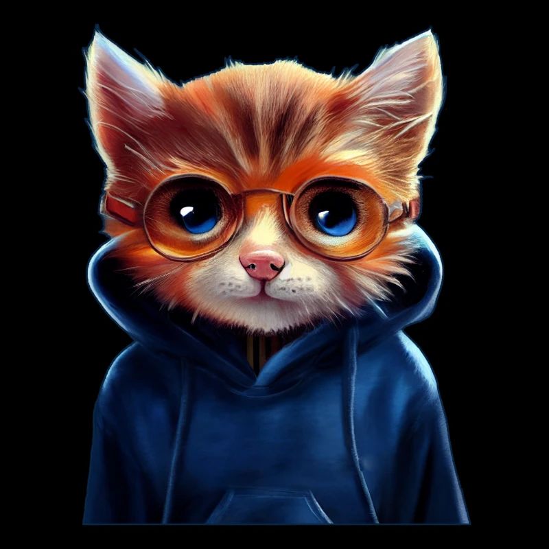 Chat avec pull