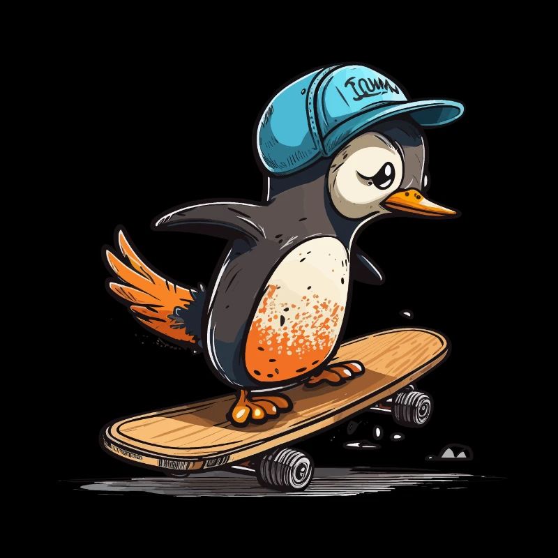 Skating Penguin