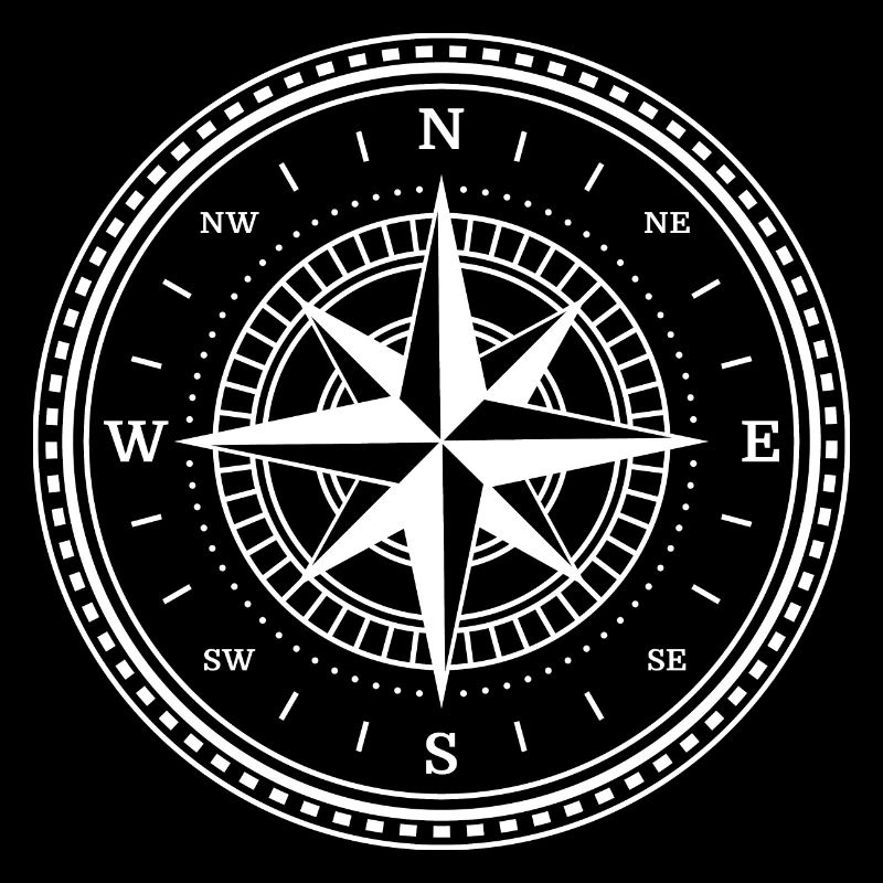 Wind Rose Compass Navigation