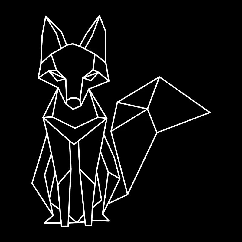 Polygon Fox – Geometric Artwork