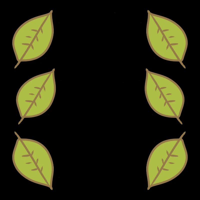 Pattern Leaf Leaves Frame Nature