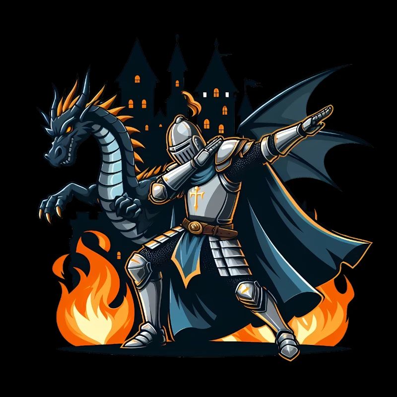 Dabbender Ritter, Mittelalter Kostüm