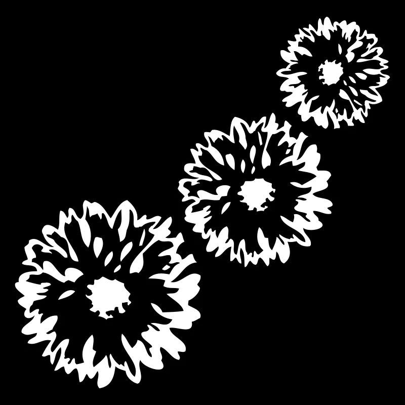 Many Pretty Flowers Colorful Decorative Pattern Beautiful
