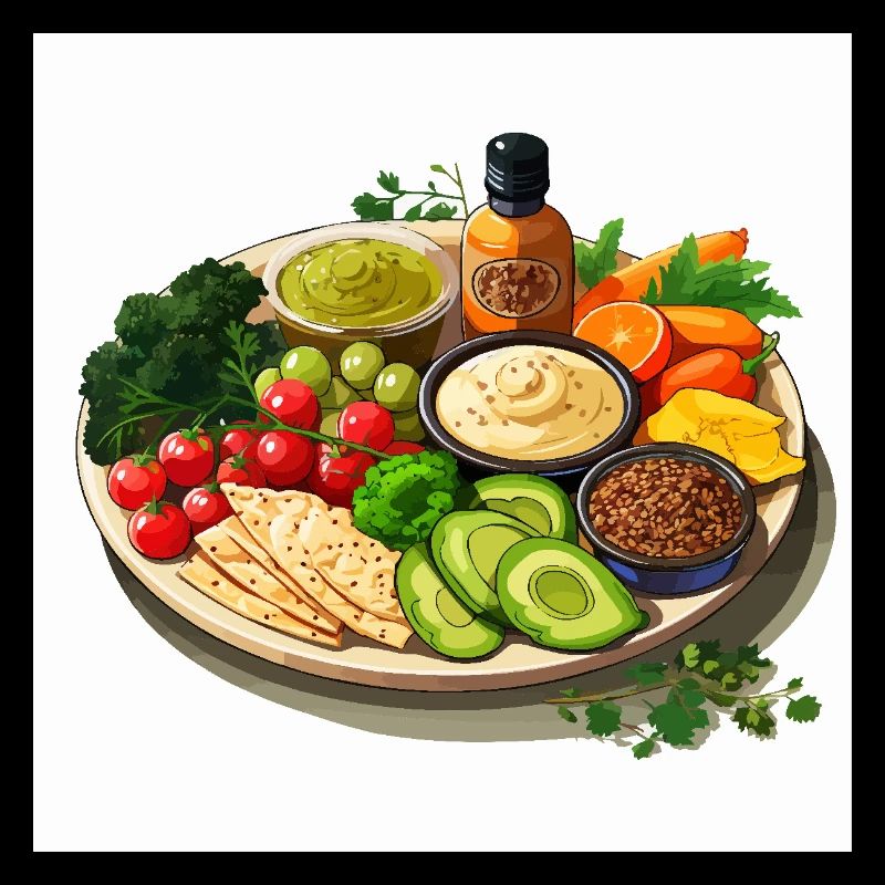 Vibrant Platter