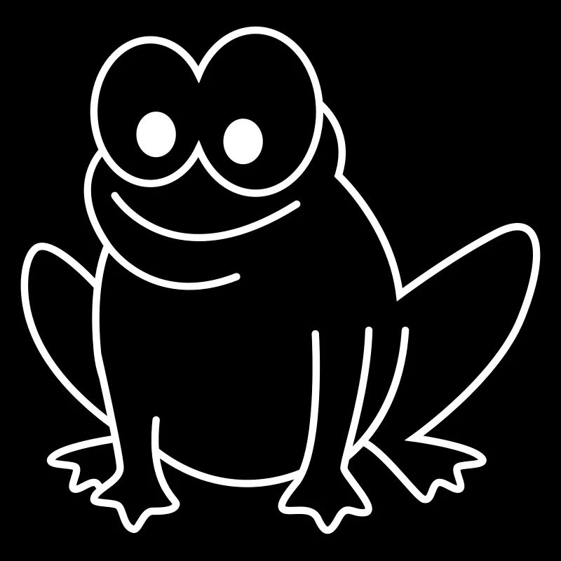 Frosch Comic Tier