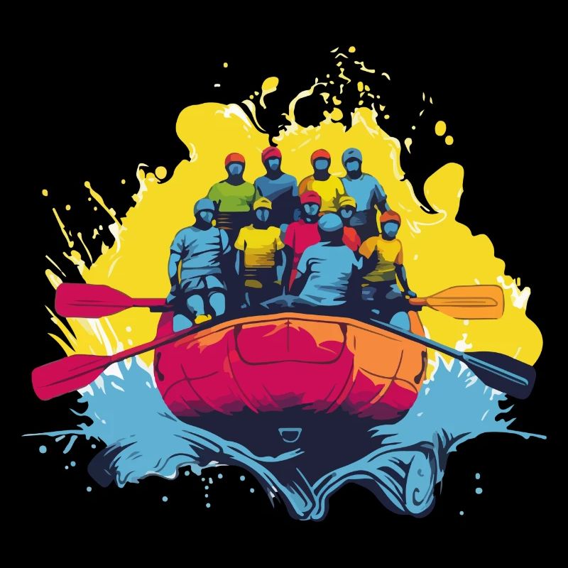Group rafting