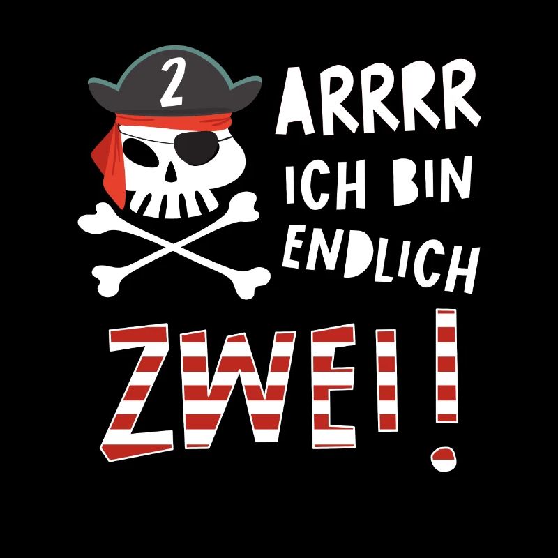 Ich bin Zwei 2 / Pirat Geburtstag Party Geschenk
