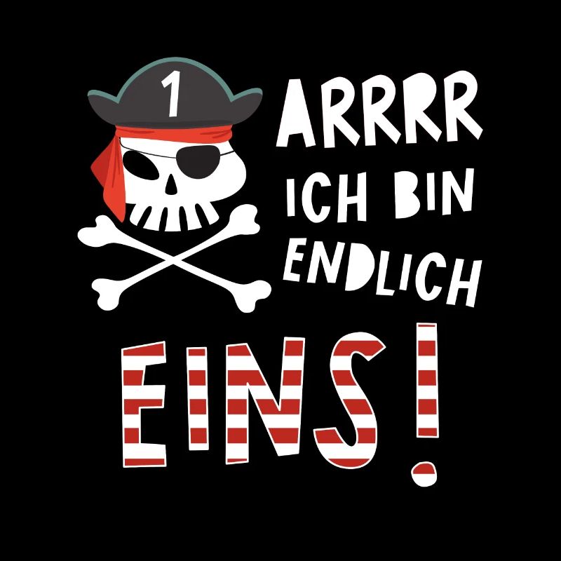 Ich bin Eins 1 / Pirat Geburtstag Party Geschenk