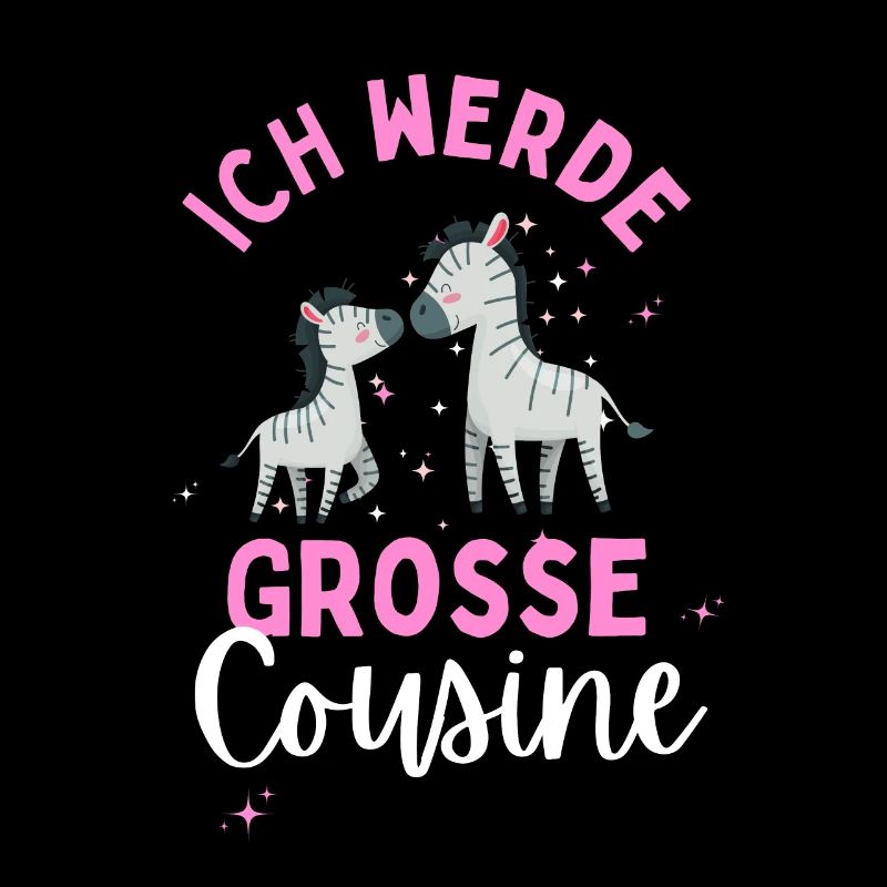 Ich werde Große Cousine 2024 Loading Zebra Herz