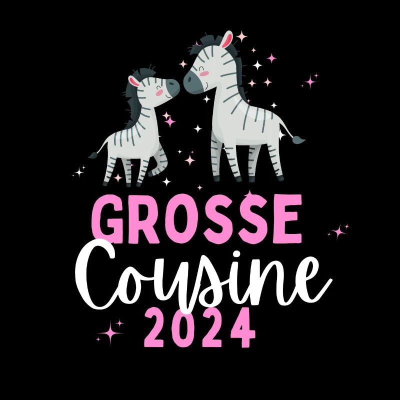 Ich werde Große Cousine 2024 Loading Zebra Herz